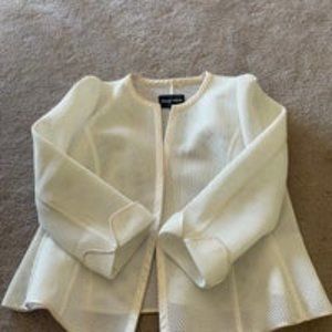 Vintage Giorgio Armani cream blazer Women's size 48.